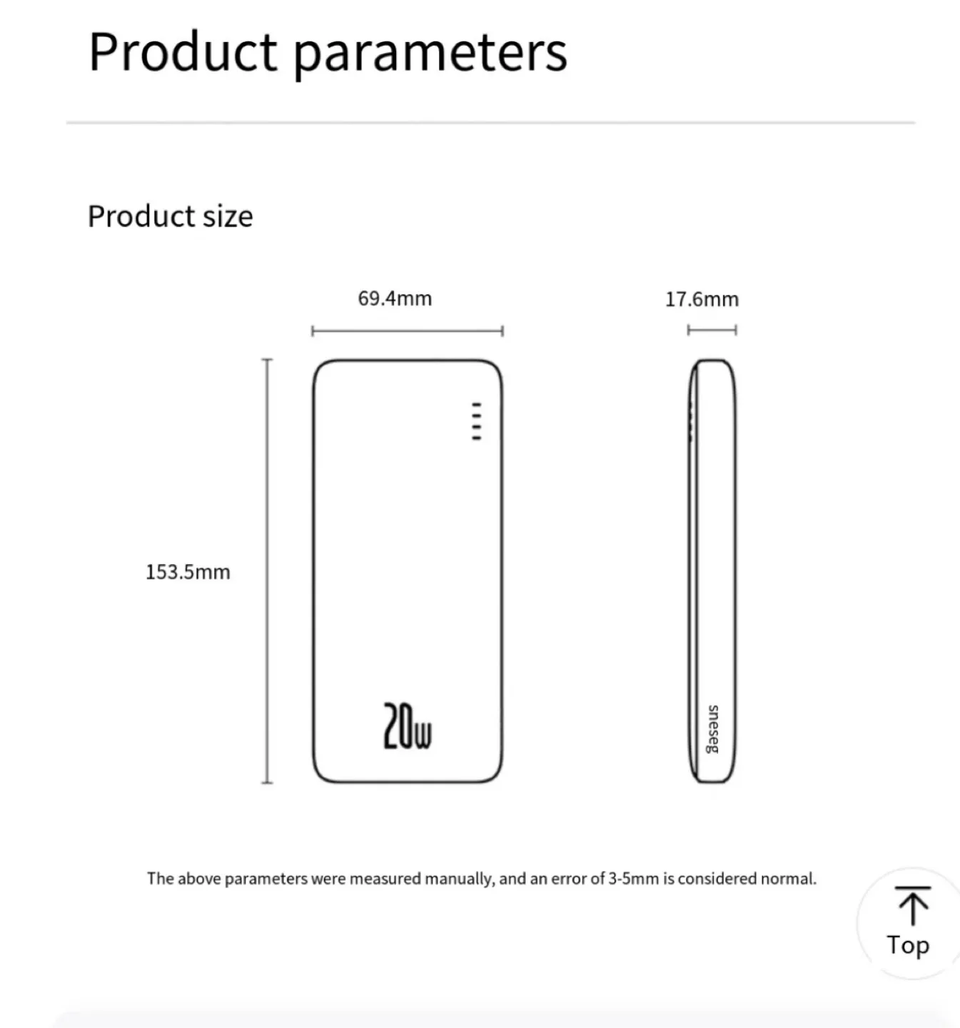 Baseus 20W 10000mAh Power Bank - Lilac Purple image indicator(5)