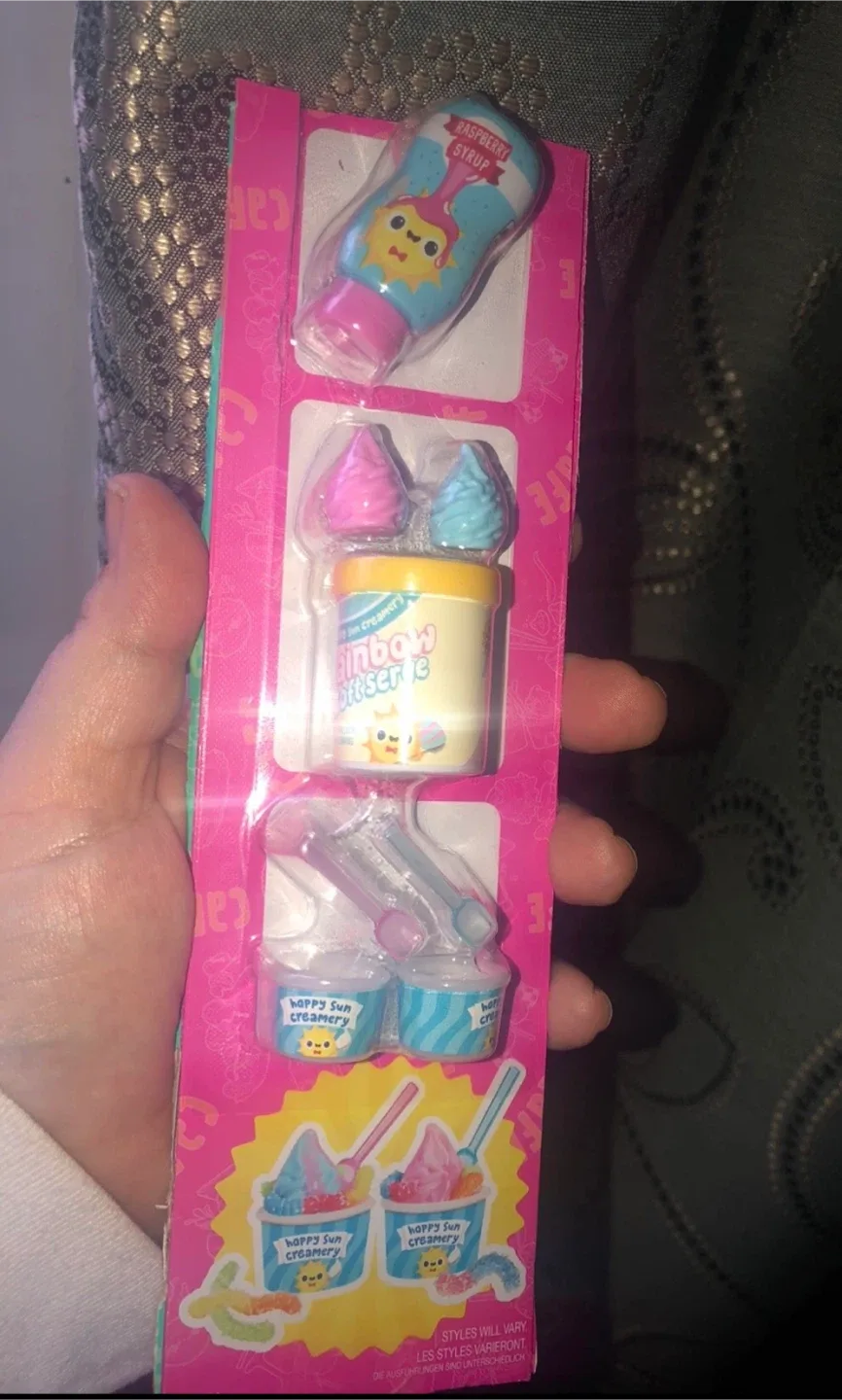 FREE Happy Sun Creamery Miniature Food Toy Set - New