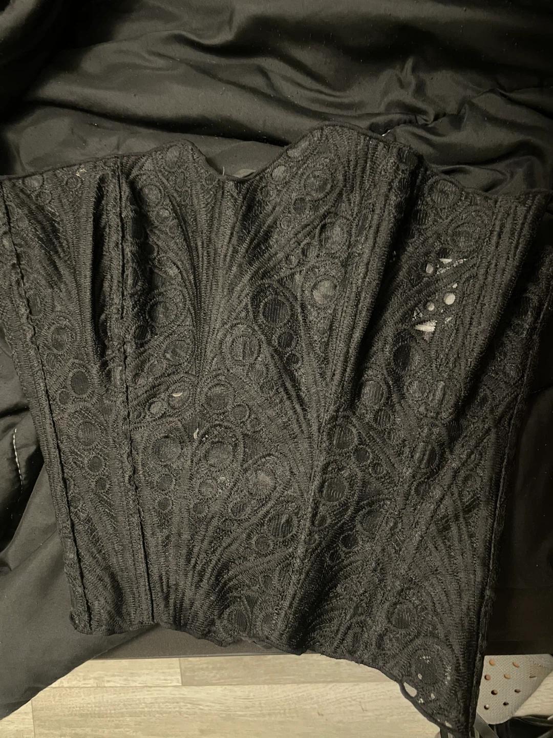 Black Lace Corset