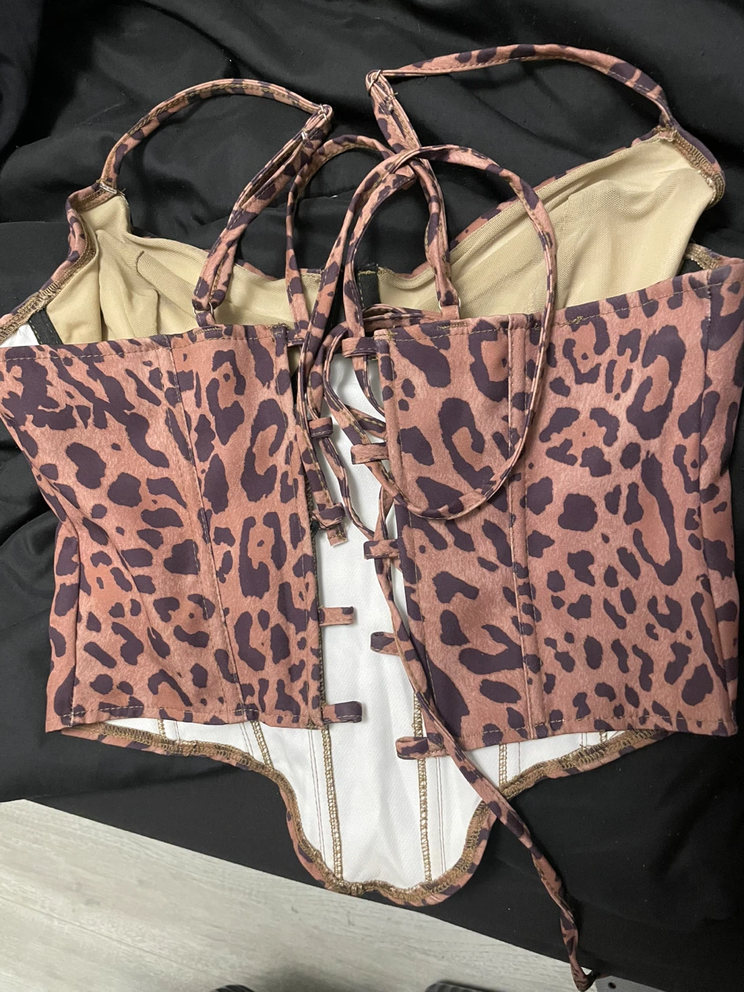 Leopard Print Corset Top - photo 2