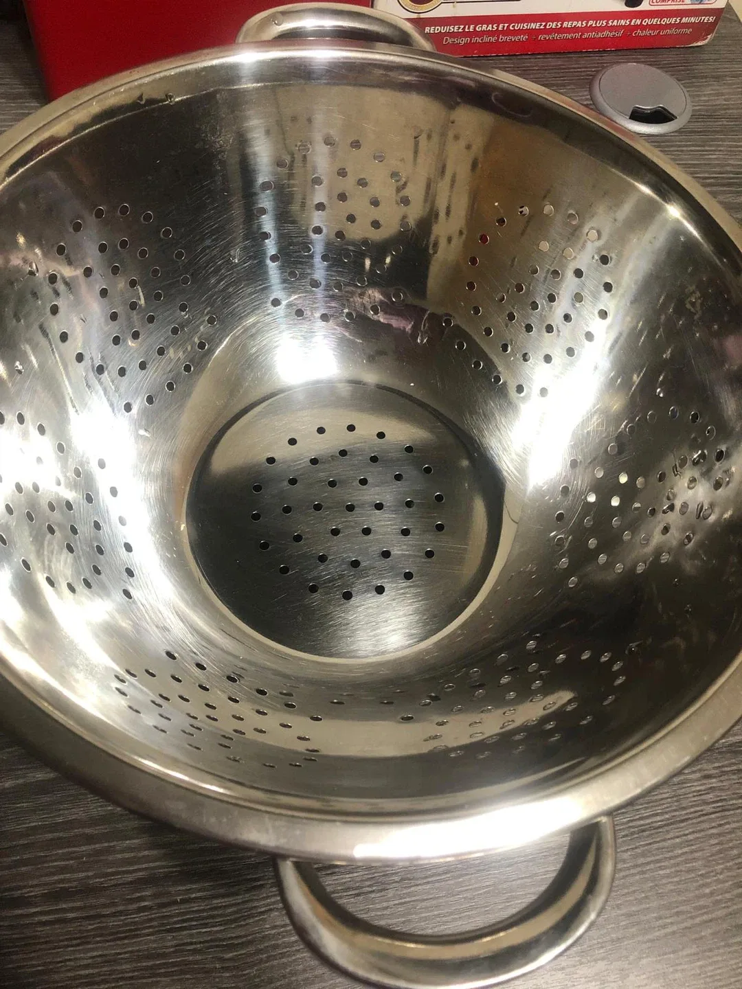 2 pcs Stainless Steel Colander image indicator(2)