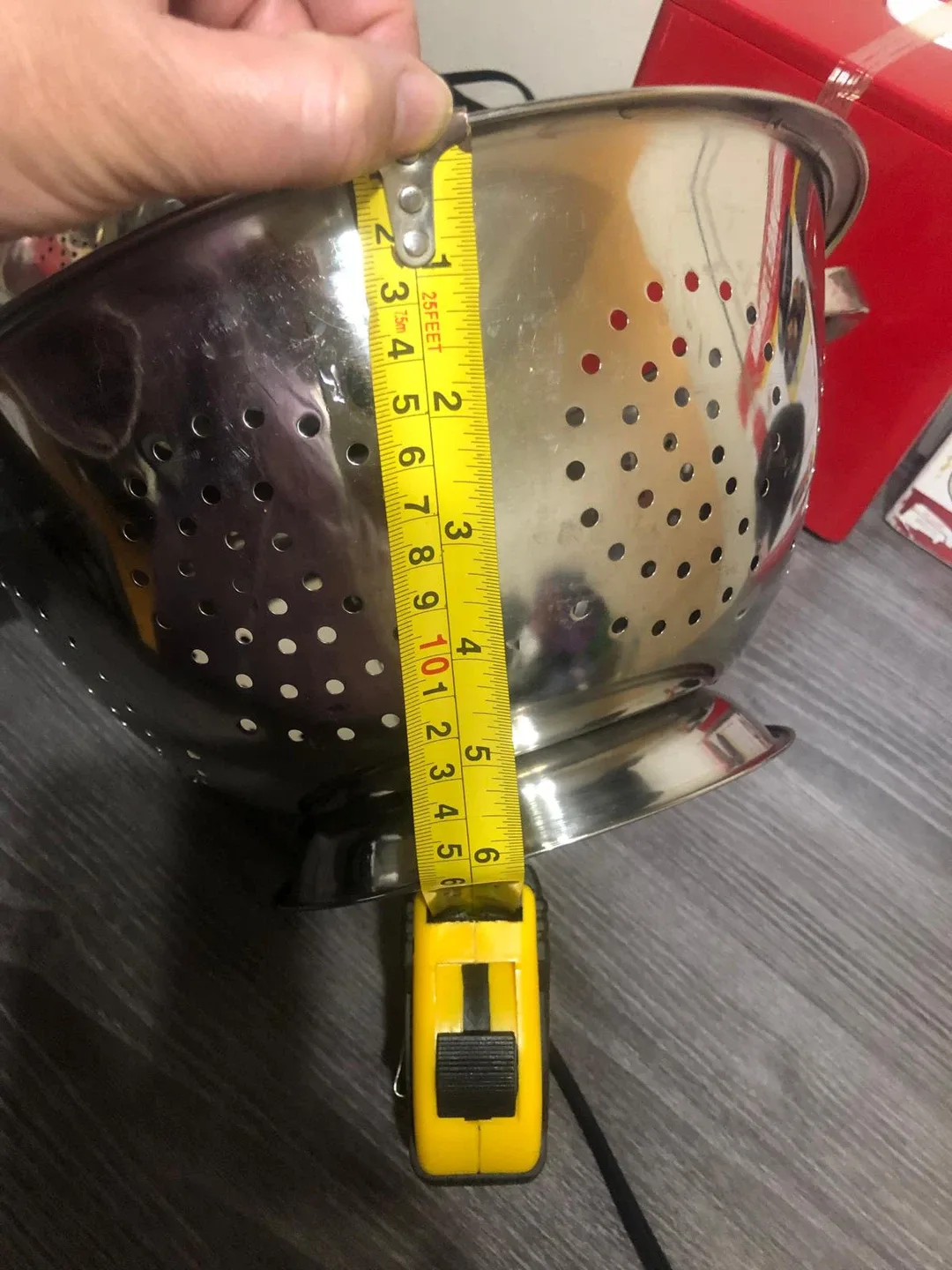 2 pcs Stainless Steel Colander image indicator(8)