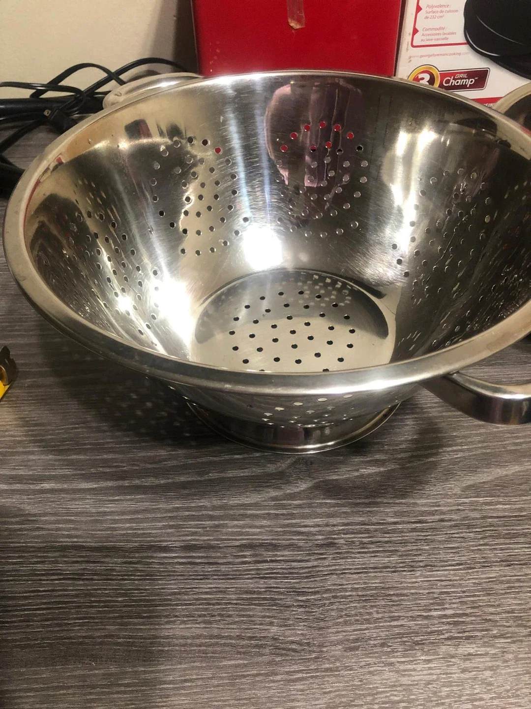 2 pcs Stainless Steel Colander image indicator(7)