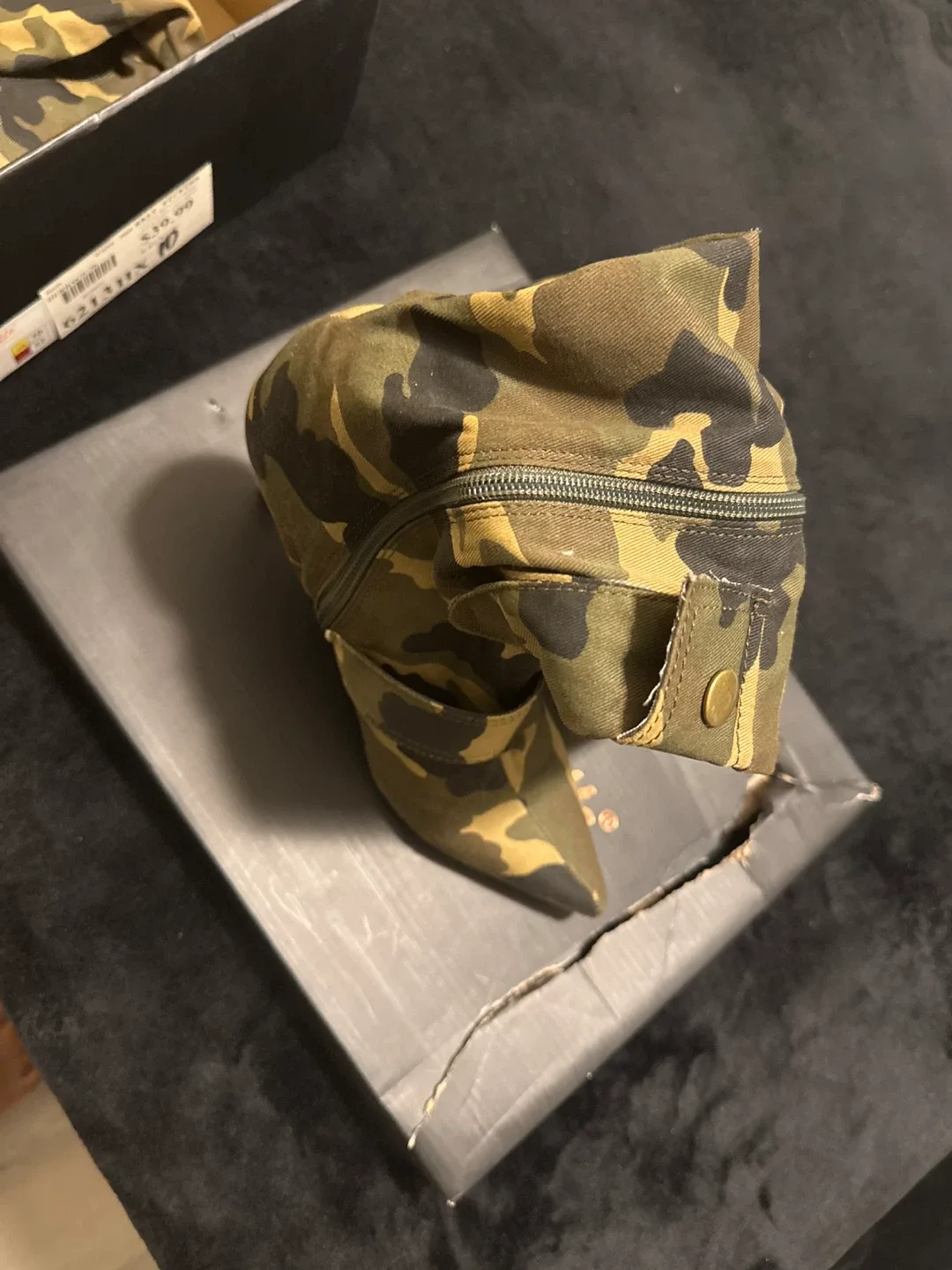 Camouflage knee high boots image indicator(3)