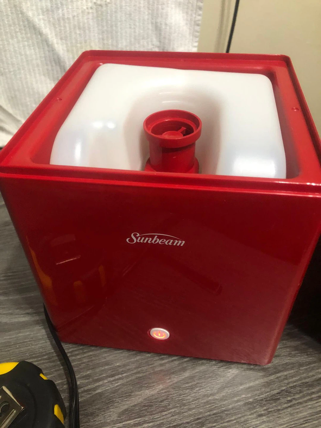 Sunbeam Cool Mist Humidifier, Red - photo 3
