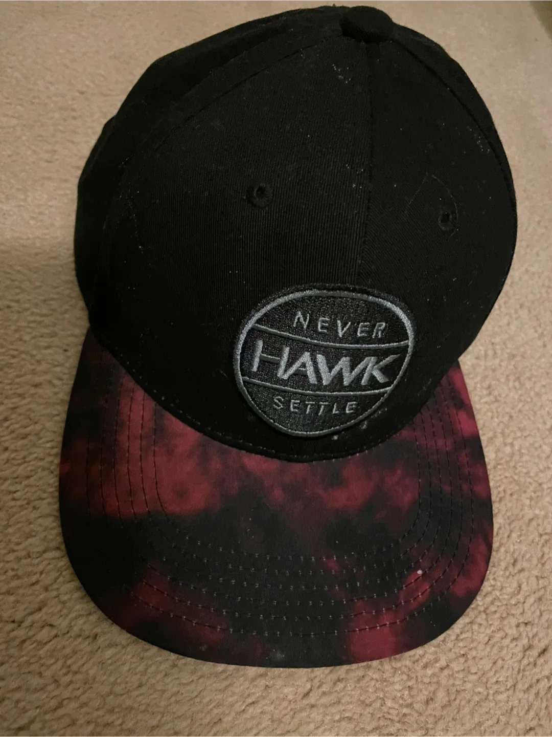 Tony Hawk Black & Red Baseball Cap