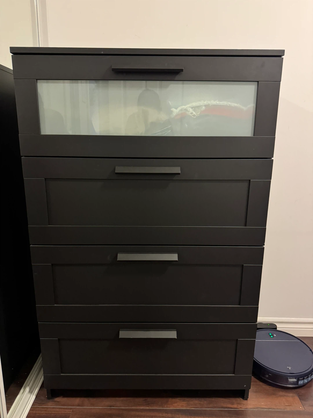 IKEA Hemnes Black-Brown 4-Drawer Chest - photo 3