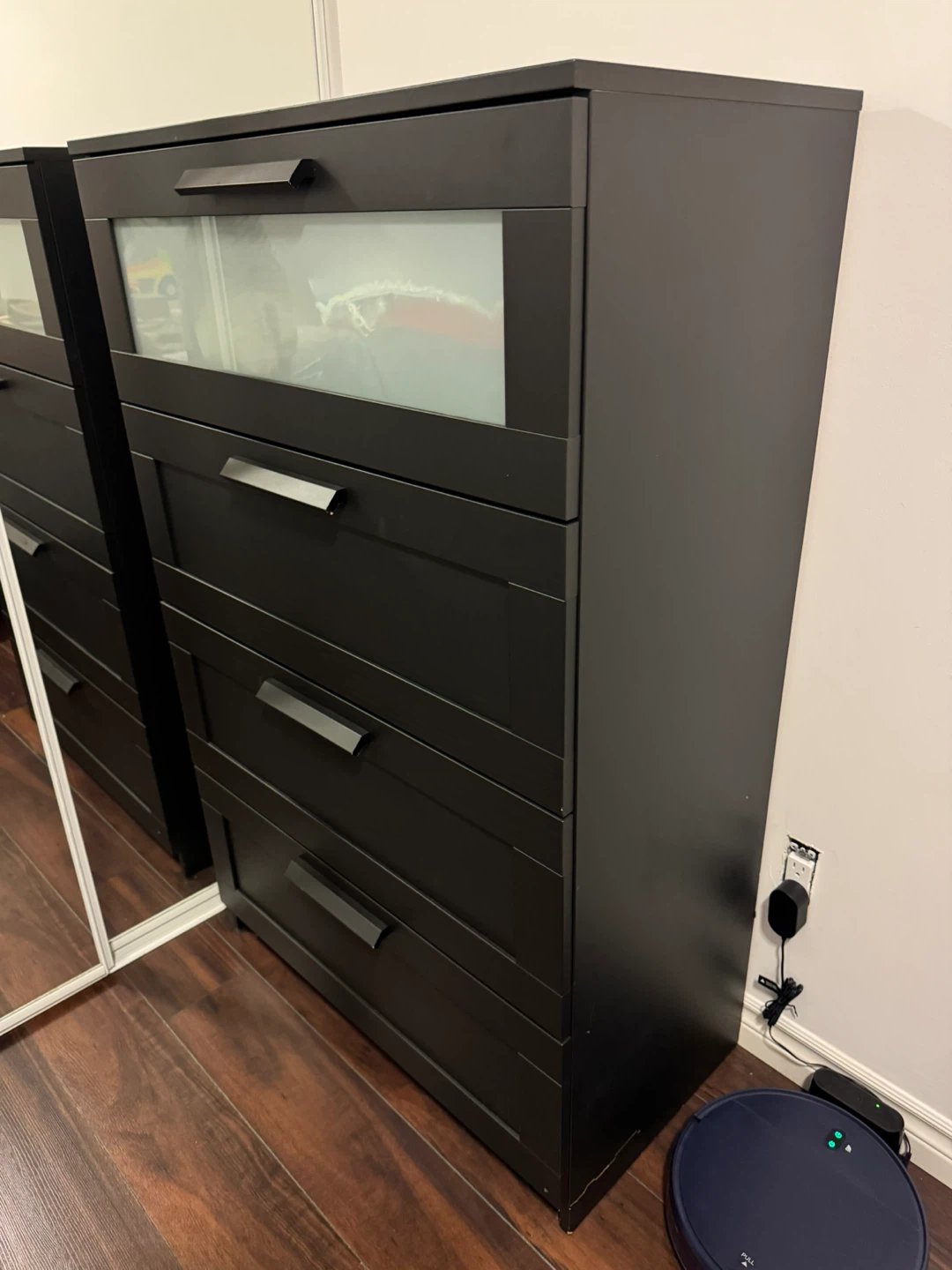 IKEA Hemnes Black-Brown 4-Drawer Chest - photo 2