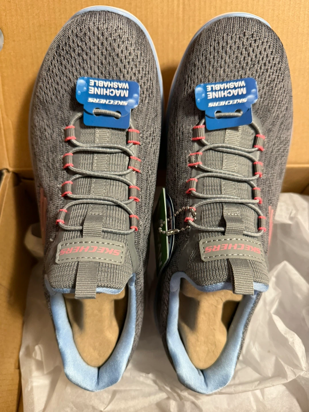 New Skechers Summits-Fun Flair Gray Multi Sneakers - photo 4