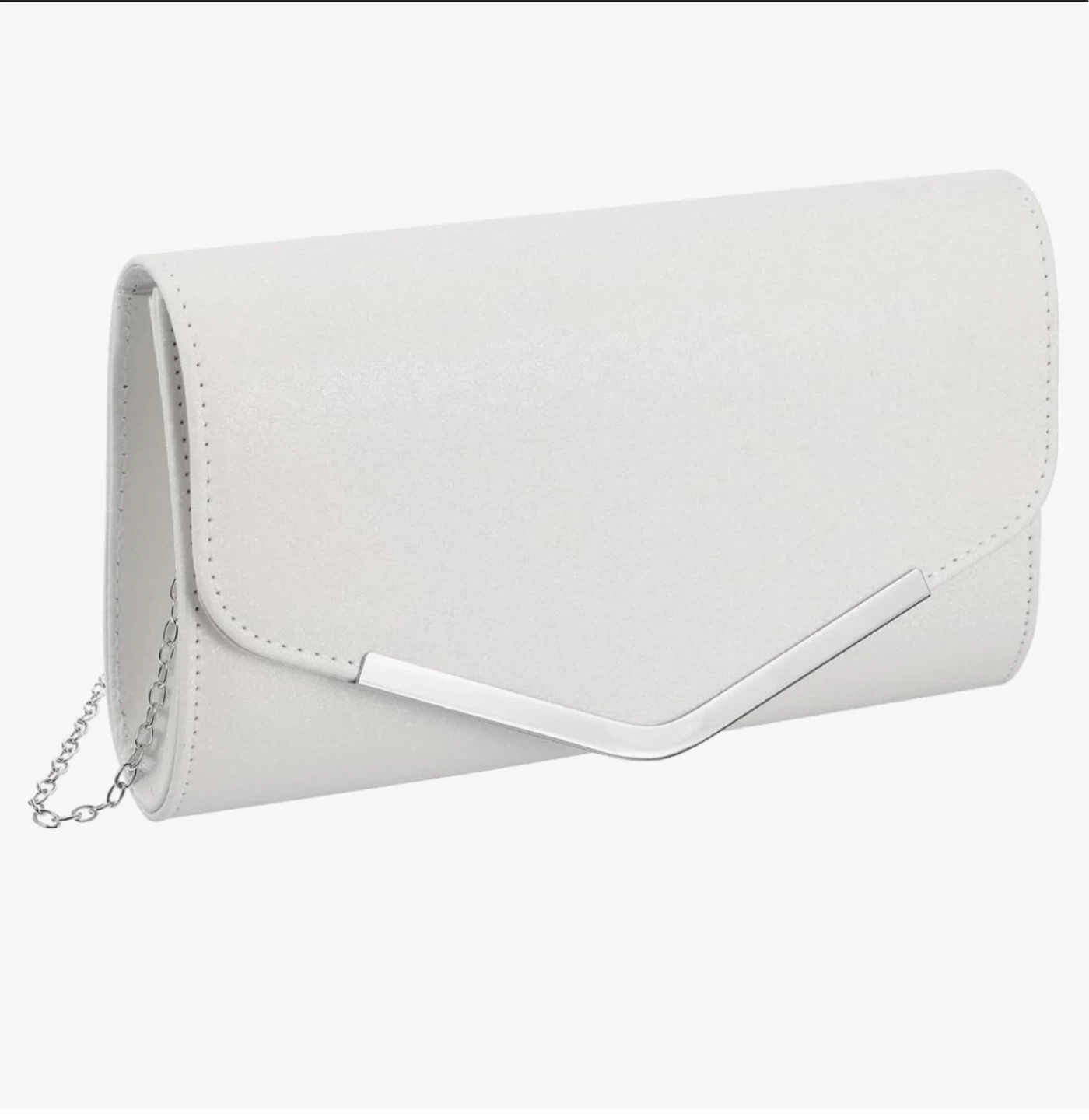 White Clutch Purse – Brand New (Never Used) - photo 3