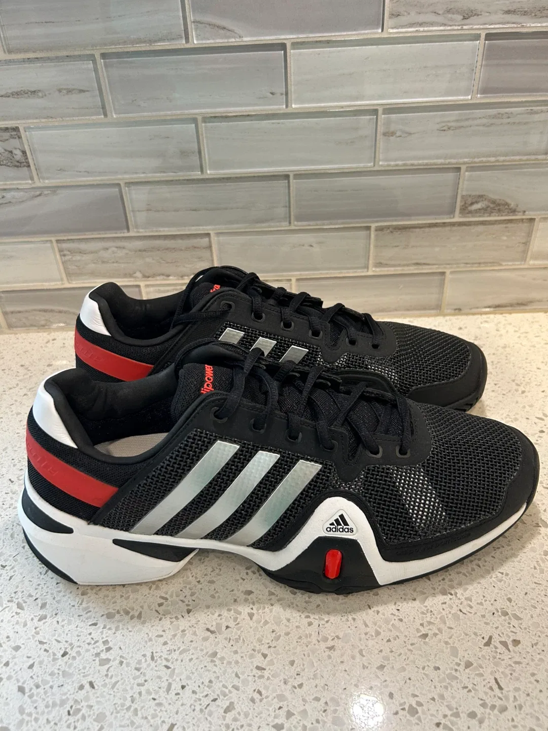 Adidas adipower Barricade 8 Tennis Shoes US 11.5 image indicator(4)