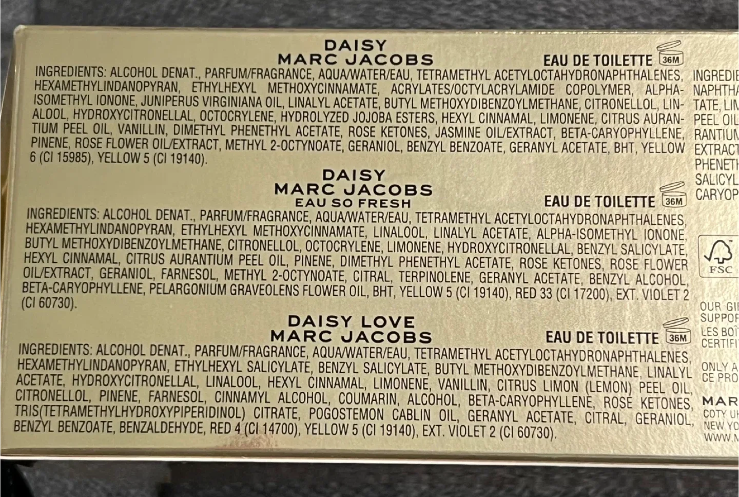 Marc Jacobs Daisy Perfume Set - 4 ml Each image indicator(6)