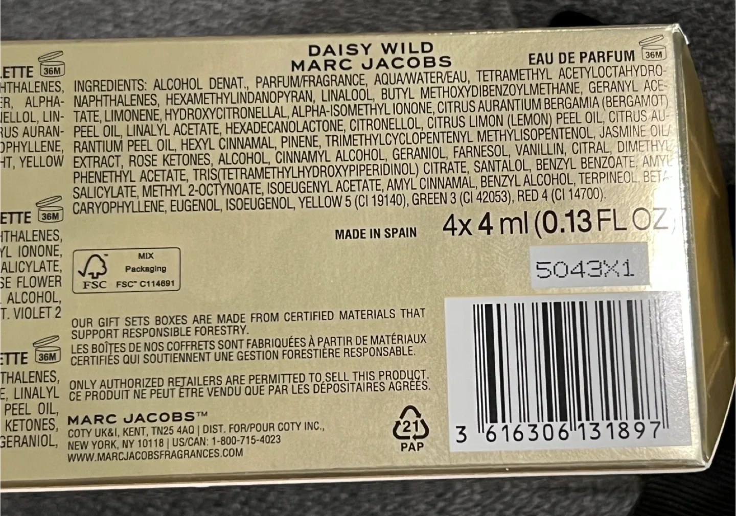 Marc Jacobs Daisy Perfume Set - 4 ml Each image indicator(7)