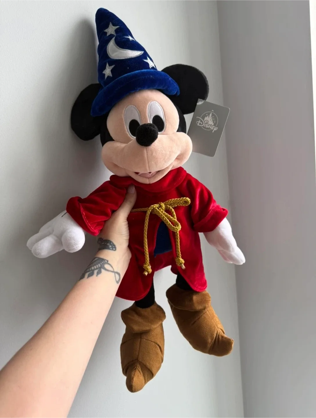 New with tag Disney Sorcerer Mickey Mouse Plush Fantasia image indicator(2)