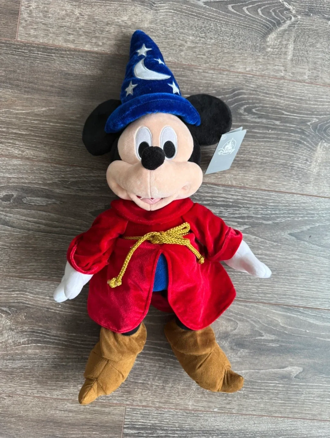 New with tag Disney Sorcerer Mickey Mouse Plush Fantasia