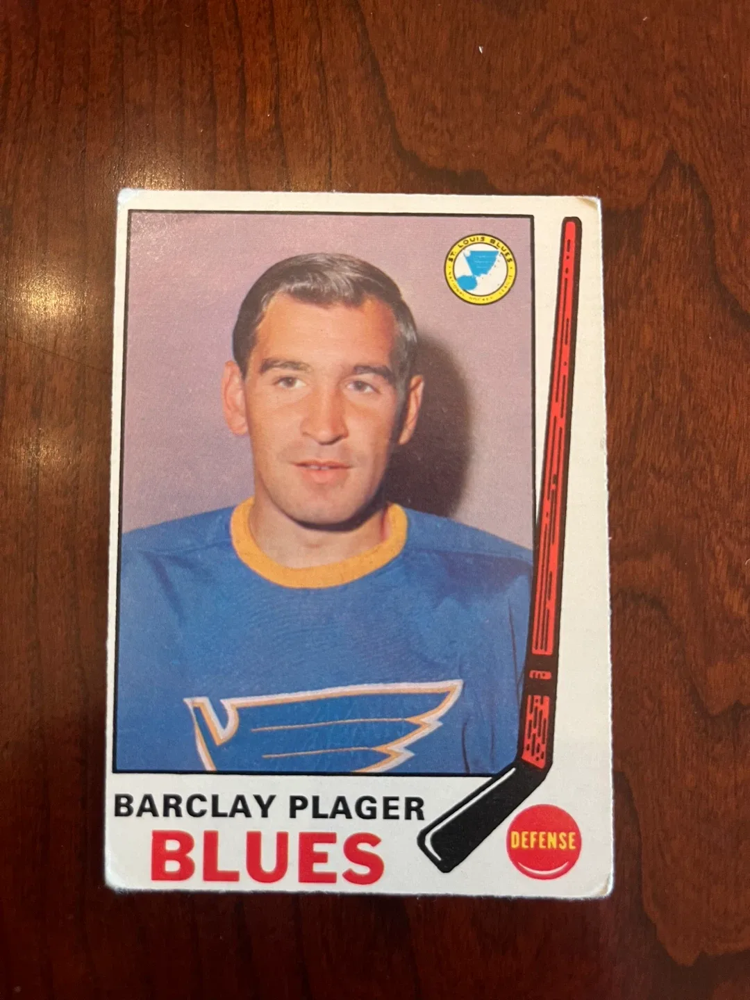 1969/70 O-PEE-CHEE NHL HOCKEY CARD #176 BARCLAY PLAGE