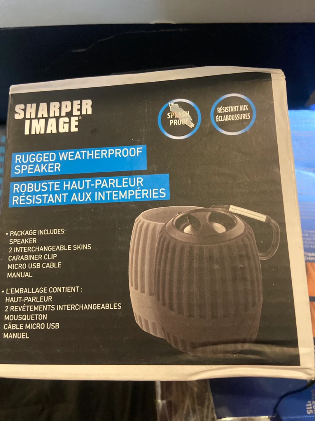 Sharper Image Rugged Weatherproof Speaker