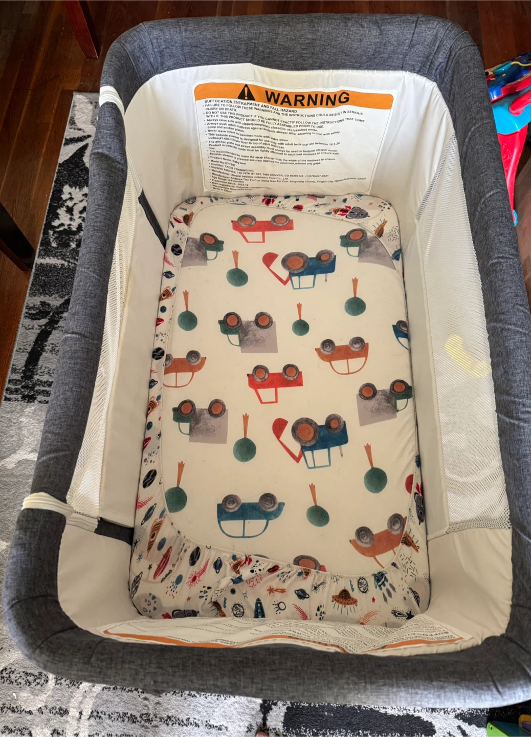 Baby Bassinet - Gray