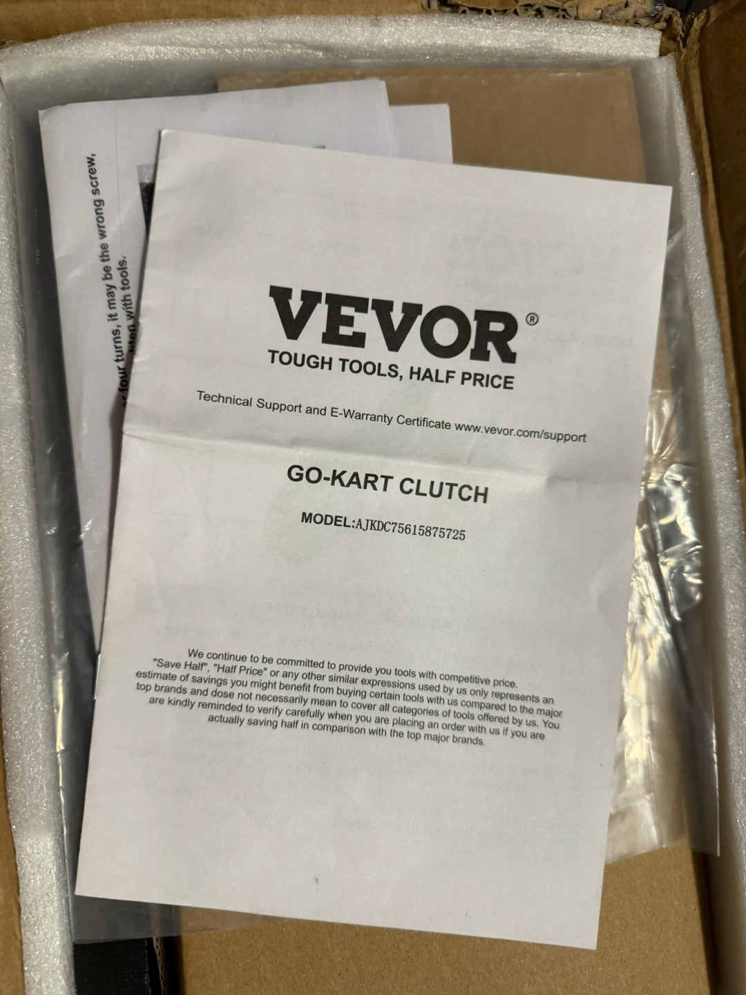 VEVOR Go-Kart Torque Converter Clutch Kit - photo 4