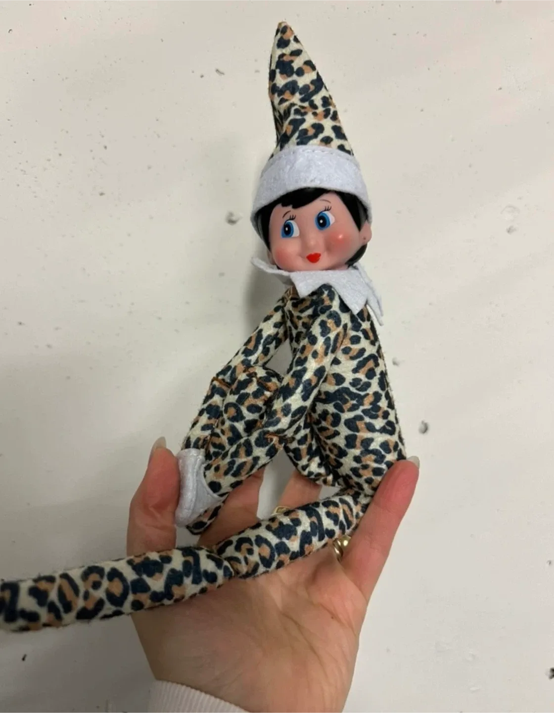 Leopard Print Elf on the shelf Doll