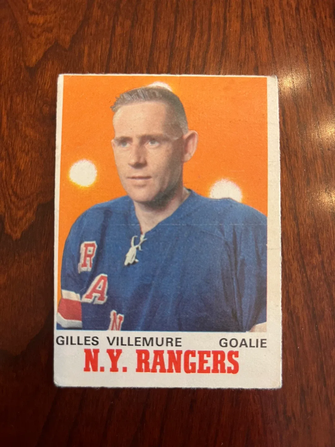 1970-71 OPC O PEE CHEE #183 GILLES VILLEMURE N Y RANGERS