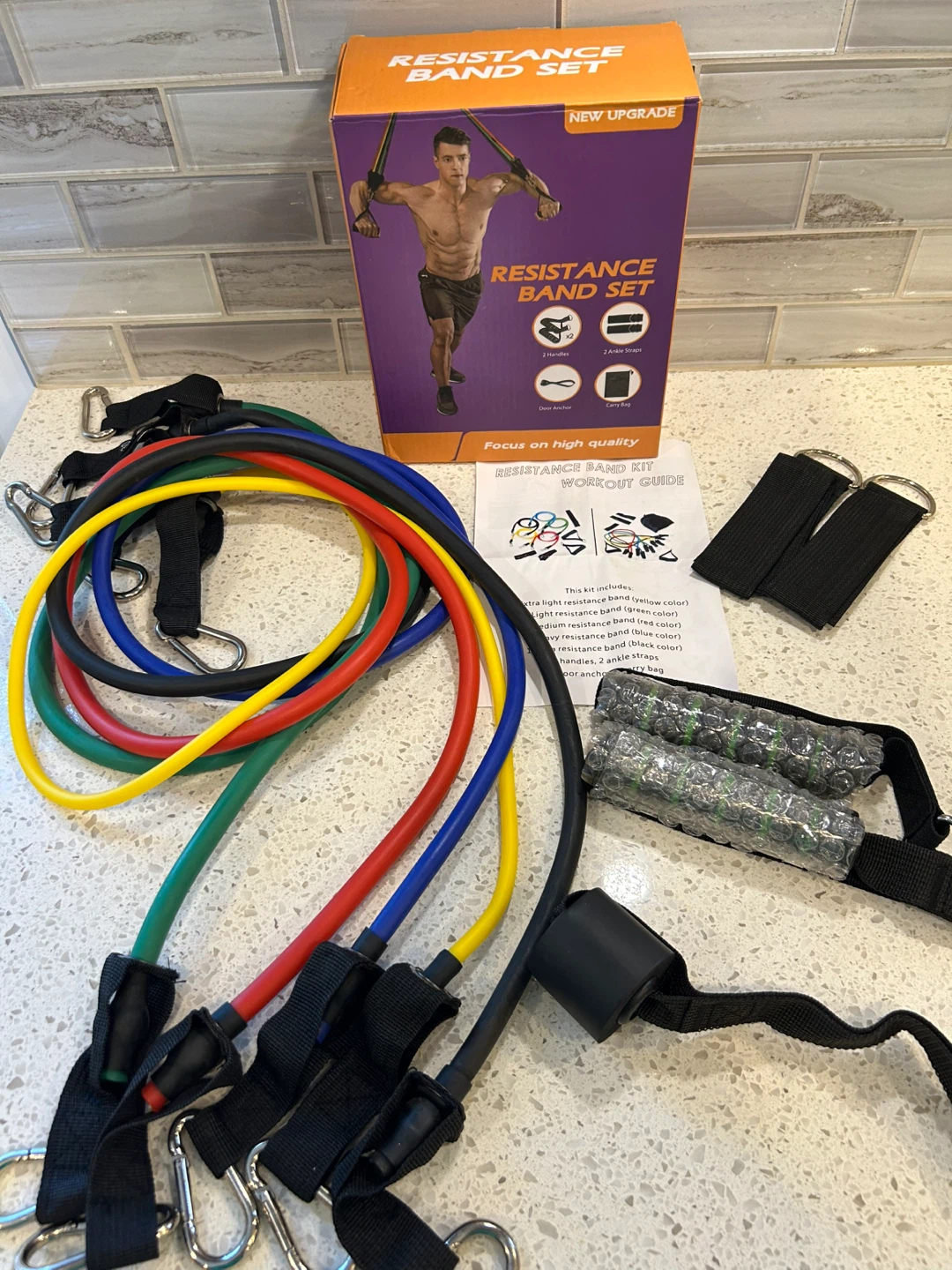 Resistance Band Set - 5 Colors - photo 3