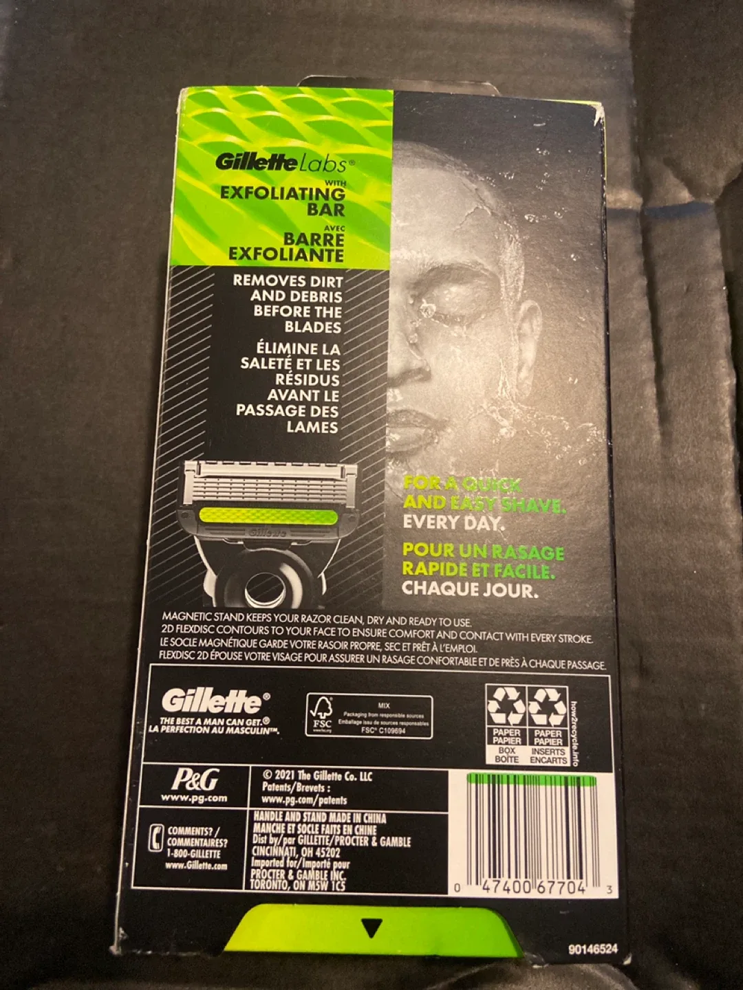 Gillette Labs Black & Gold Razor Set - New in Box! image indicator(2)