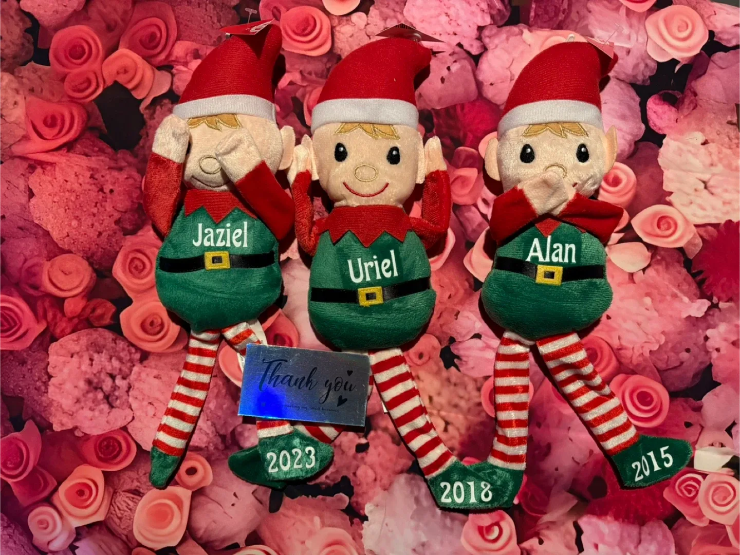 Personalized Elf  with Name and Year