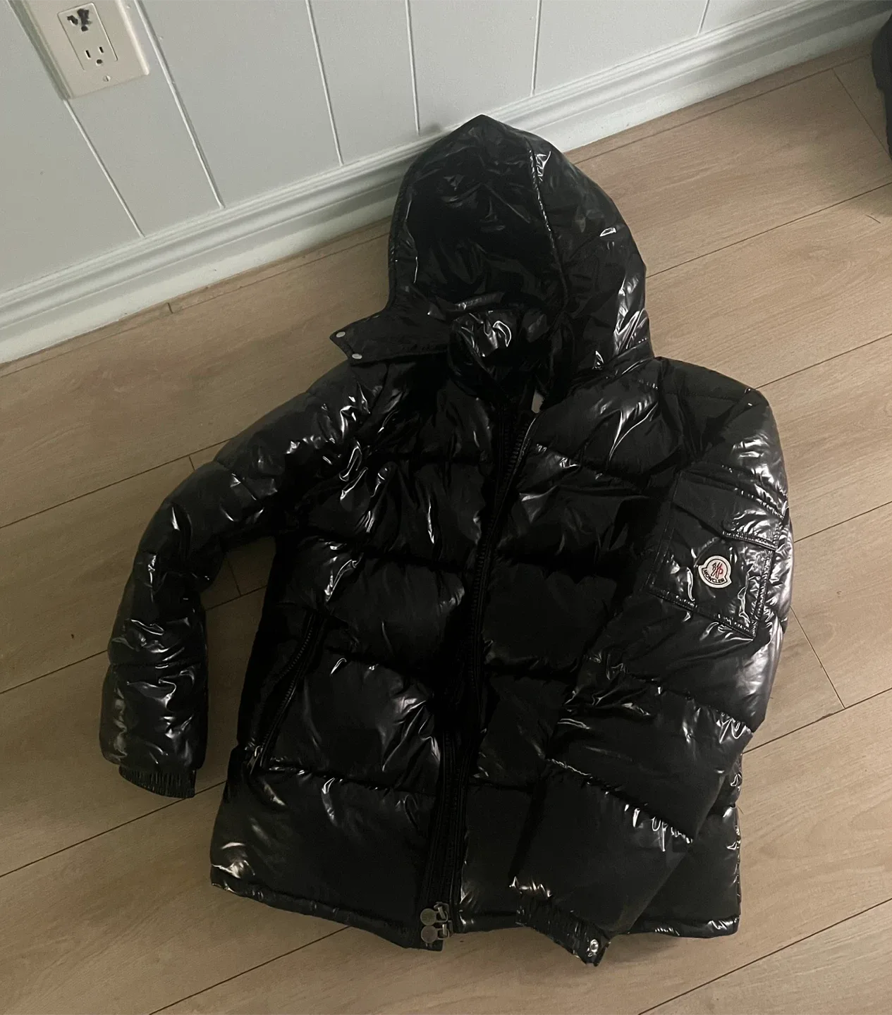 Moncler Black Puffer Jacket