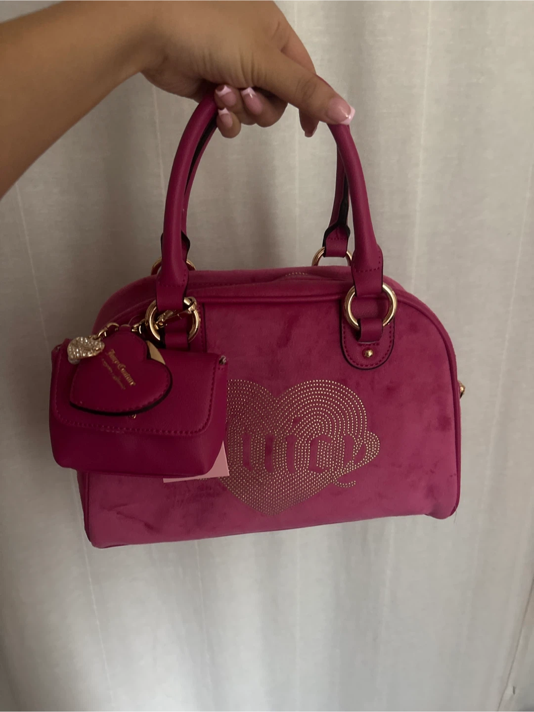 NWT Juicy Couture Pink Bowling Bag