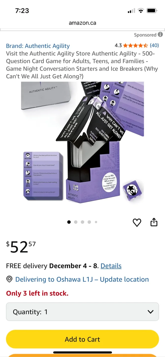 Authentic Agility 'Why Can't We All Just Get Along?' Game