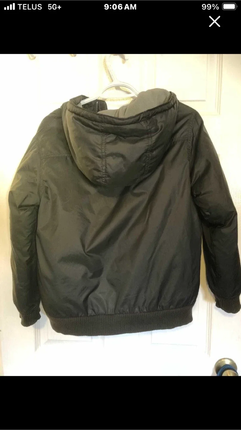 Boys Black Winter Jacket image indicator(2)