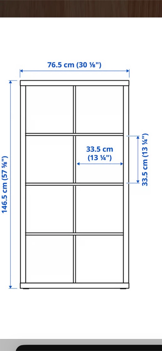 IKEA Kallax Shelf Unit - Light Oak - photo 5
