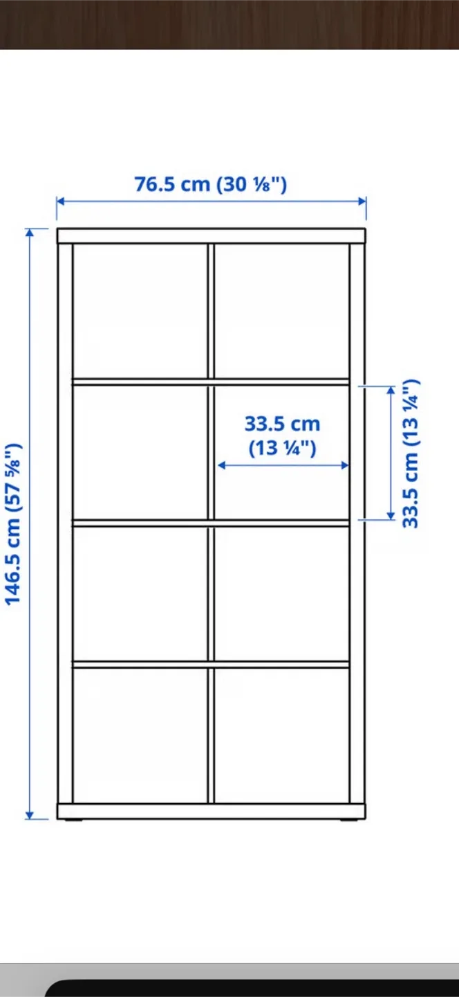 IKEA Kallax Shelf Unit - Light Oak image indicator(5)