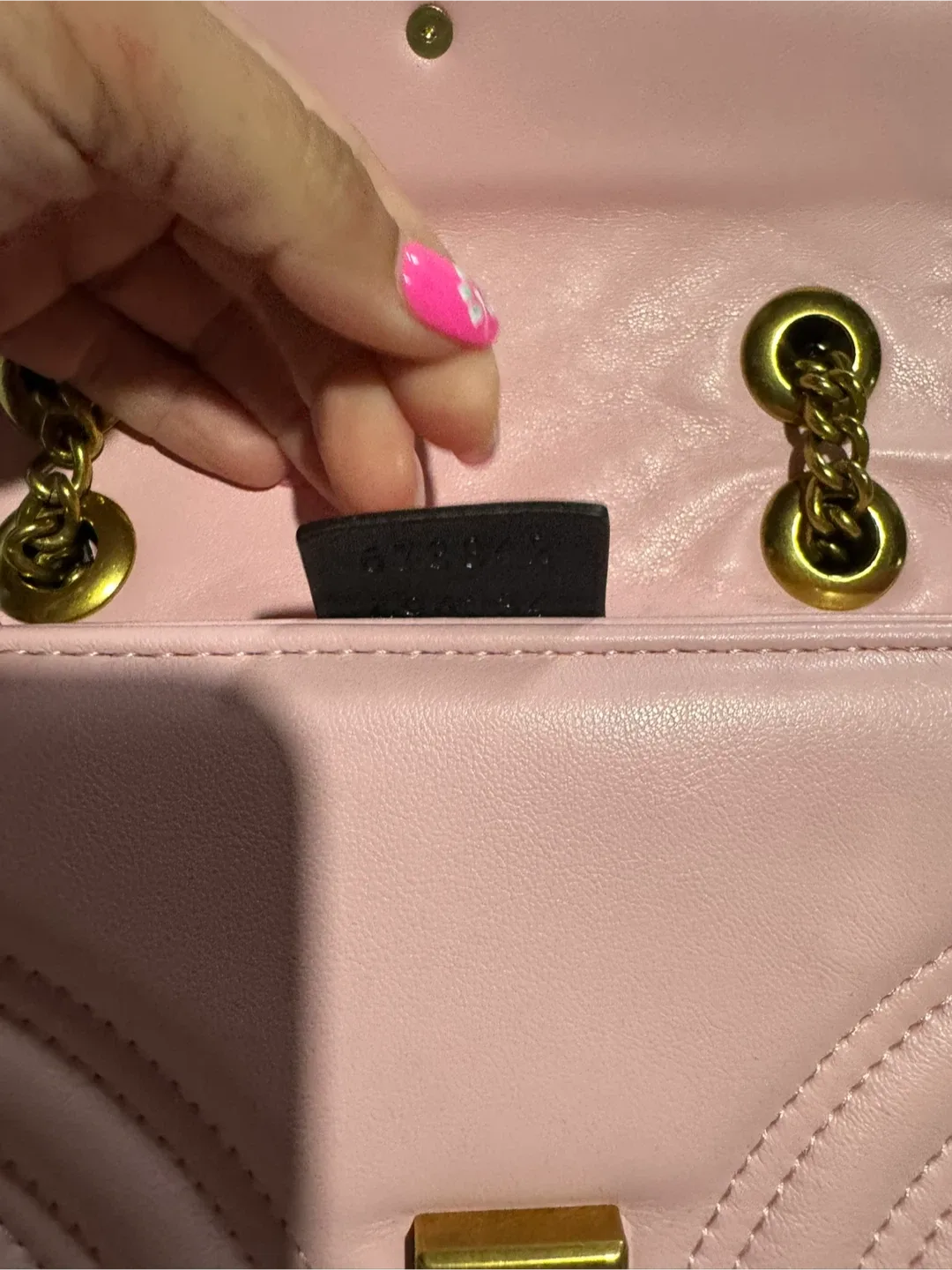 Gucci Marmont Small Pink Shoulder Bag image indicator(3)