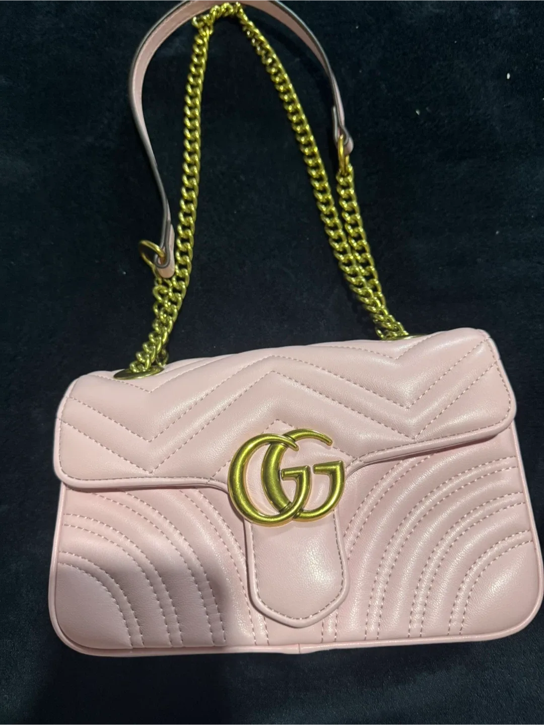 Gucci Marmont Small Pink Shoulder Bag