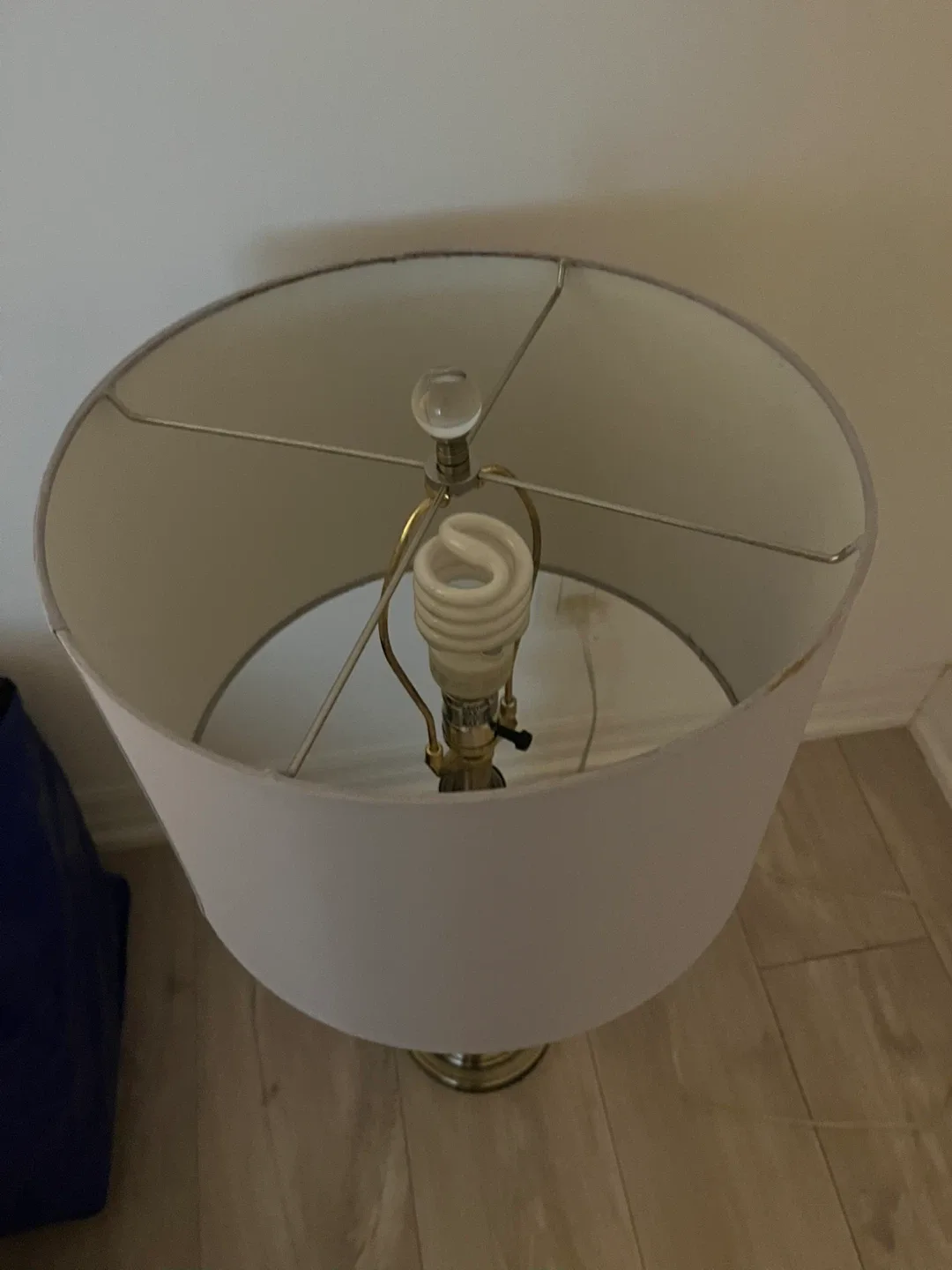 2 HomeSense Table Lamp with White Shade