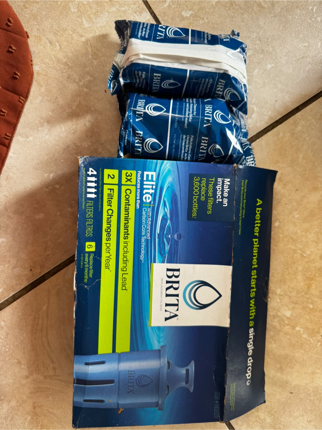 Brita Elite Water Filter Replacements - 2 Pack