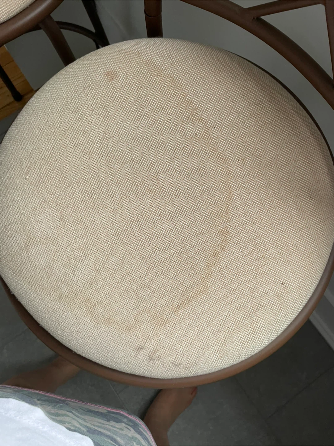 Bar Stools set of 2- Brown Metal Frame - photo 2
