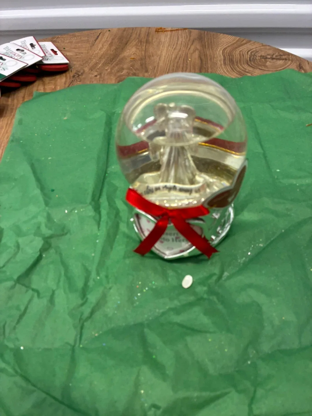 Angel Snow Globe - "There are Angels among us"