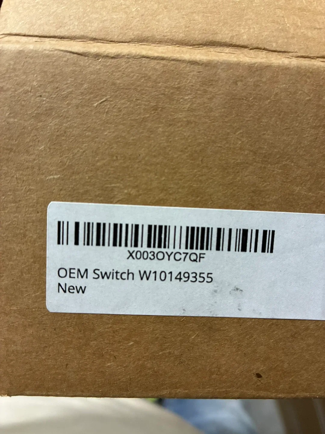 New OEM Switch W10149355