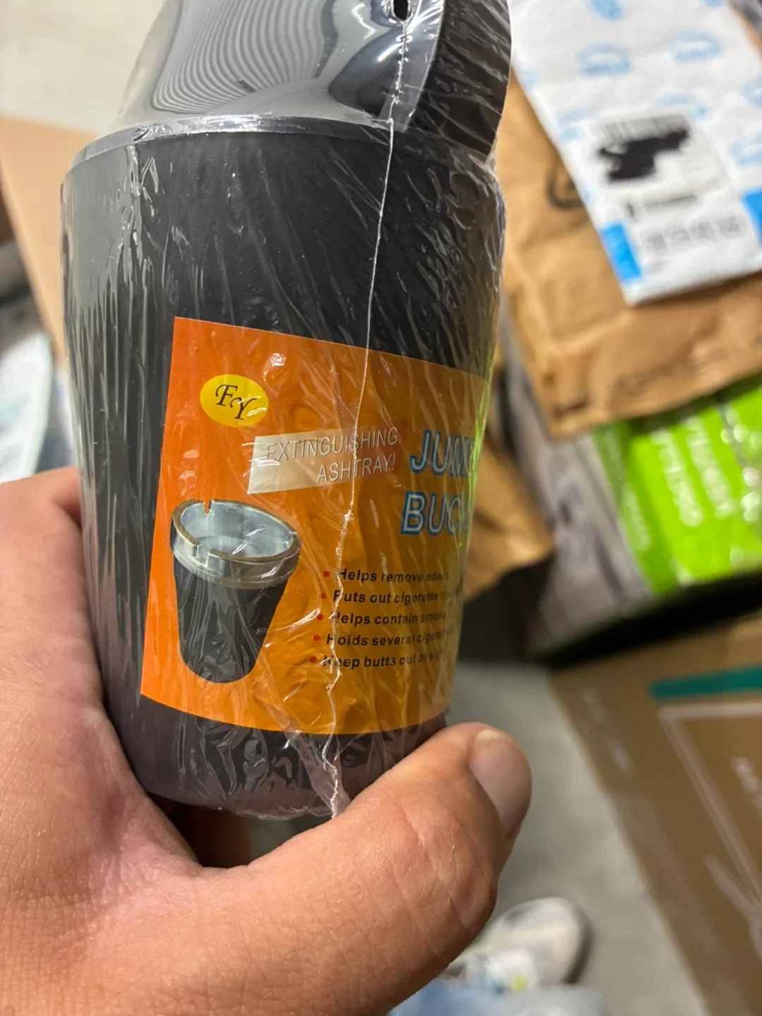 New Car Ashtray - Jumbo Bucket