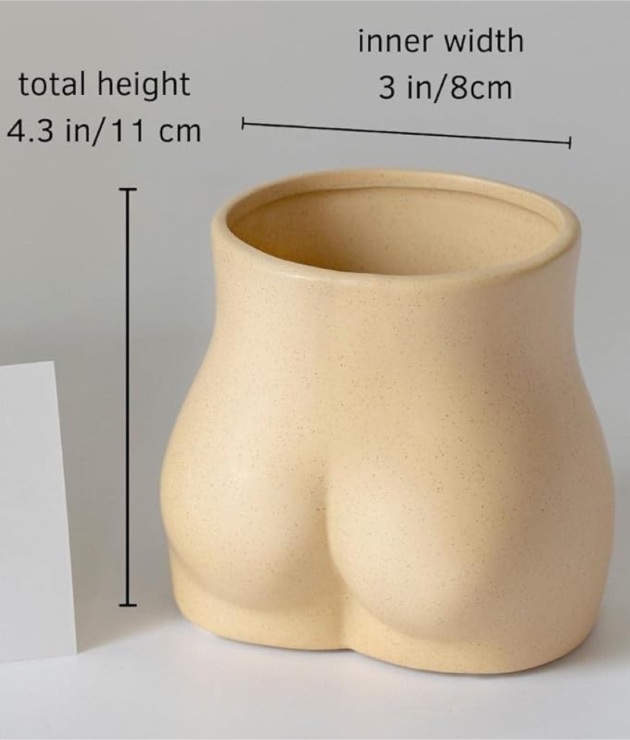 Butt Planter Body Vase - Sandy Nude Bottom - photo 5