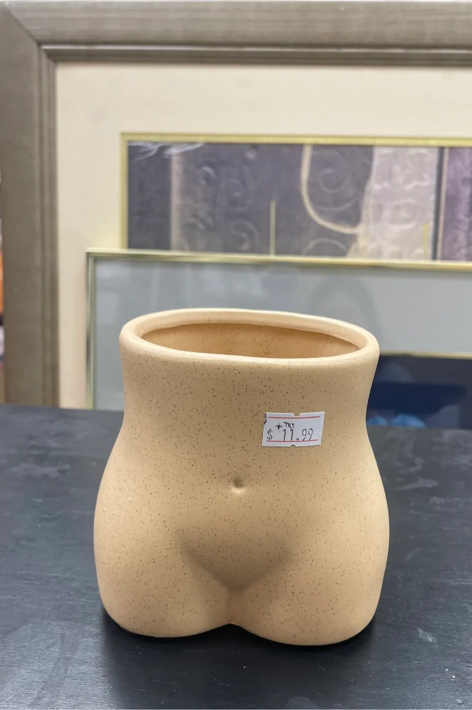 Butt Planter Body Vase - Sandy Nude Bottom image indicator(6)