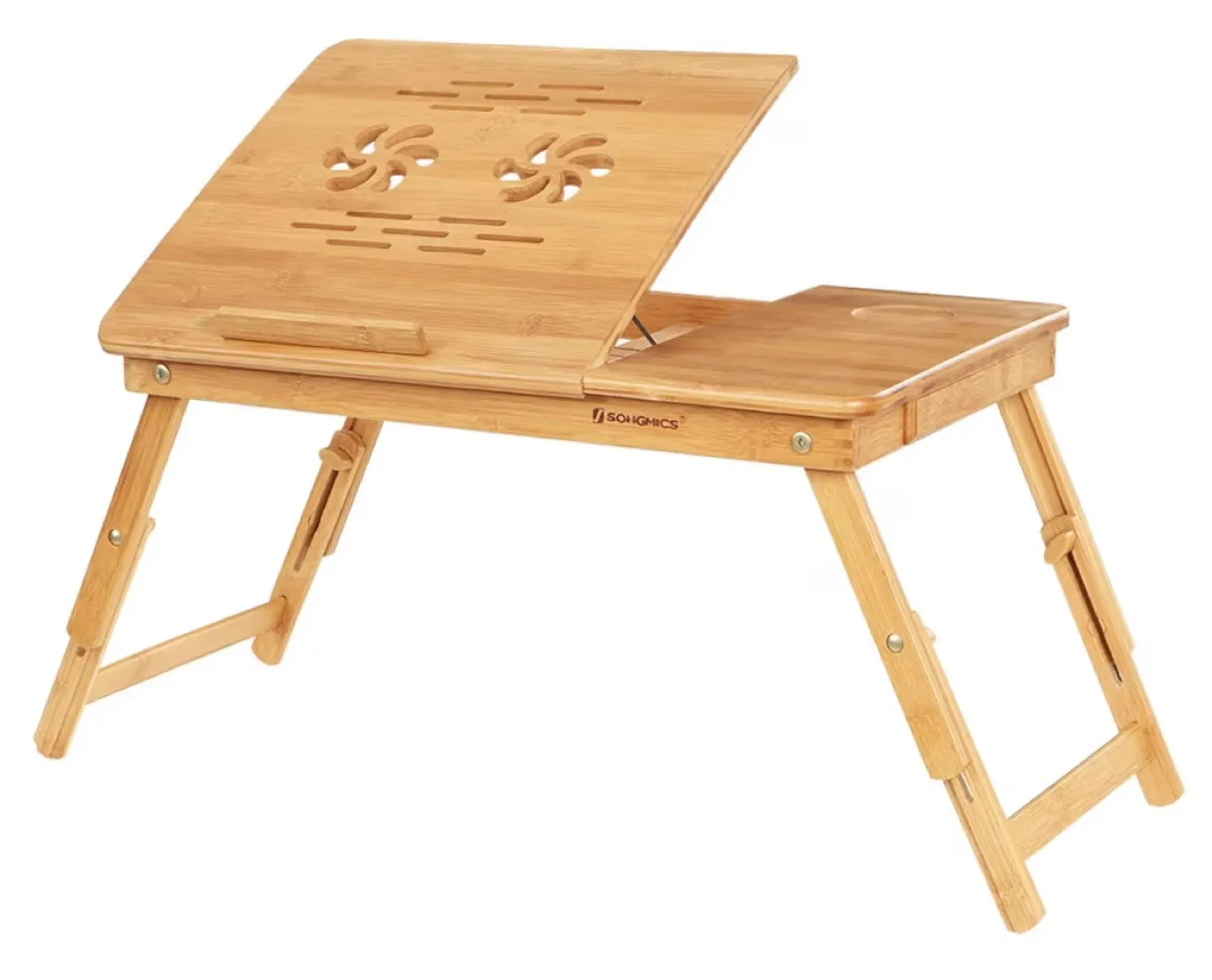 SONGMICS Adjustable/ Expandale Bamboo Laptop Desk