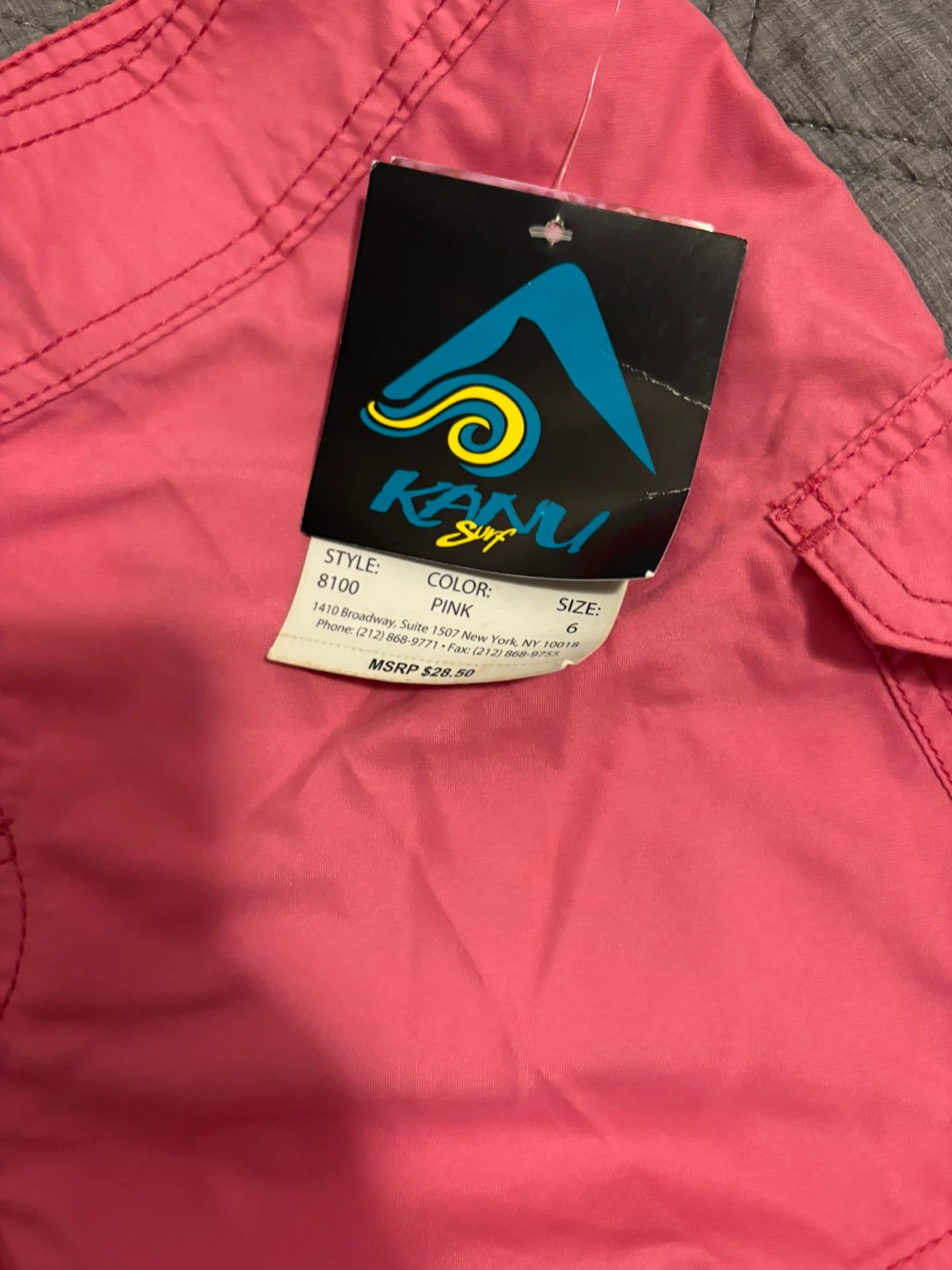 Kanu Surf Board Shorts - Pink, Size 6 - photo 4