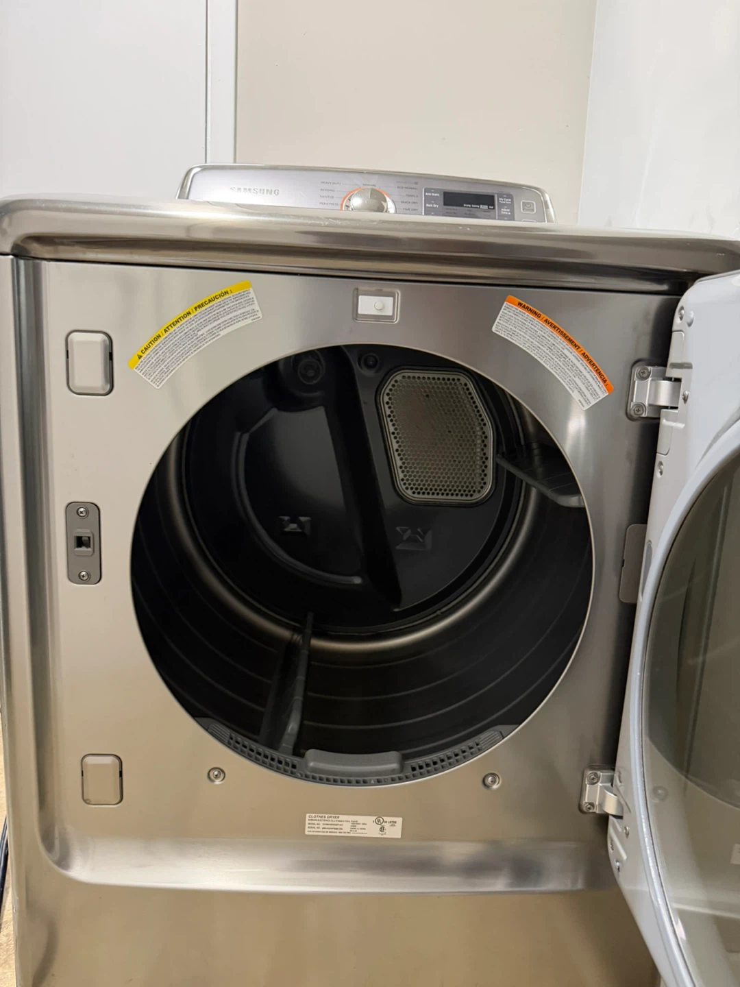 Samsung Dryer - Stainless Steel Finish - photo 4