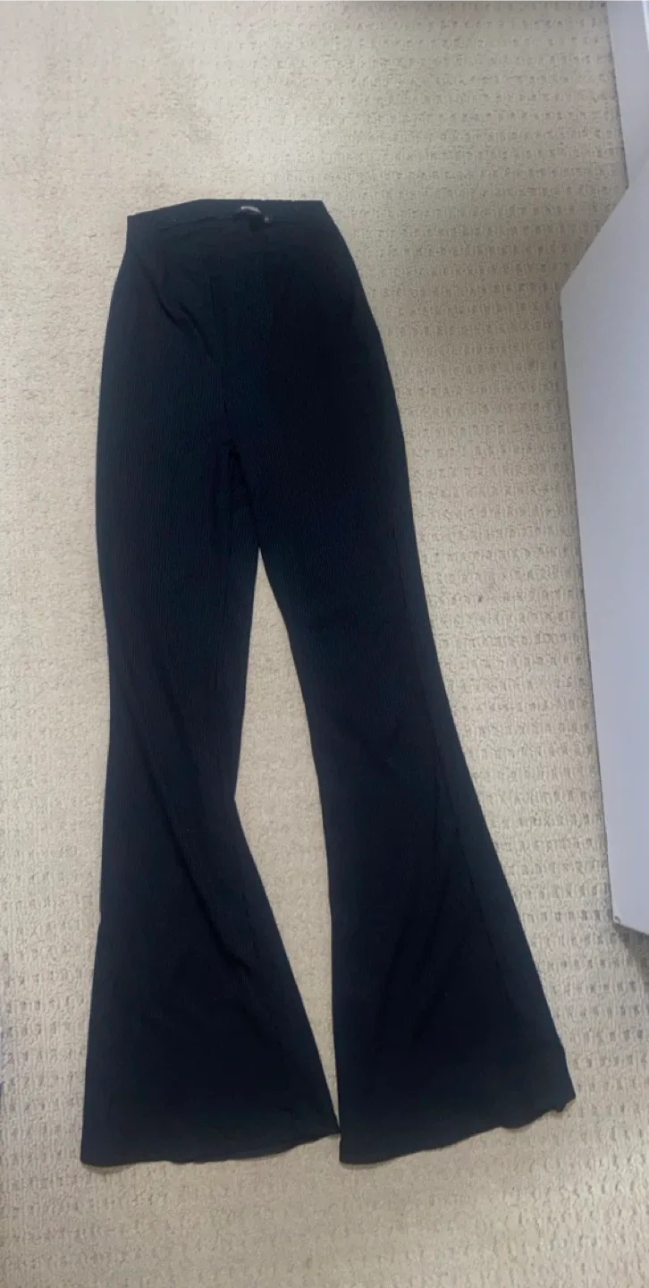 Missguided Black Flare Pants - US 2 image indicator(2)
