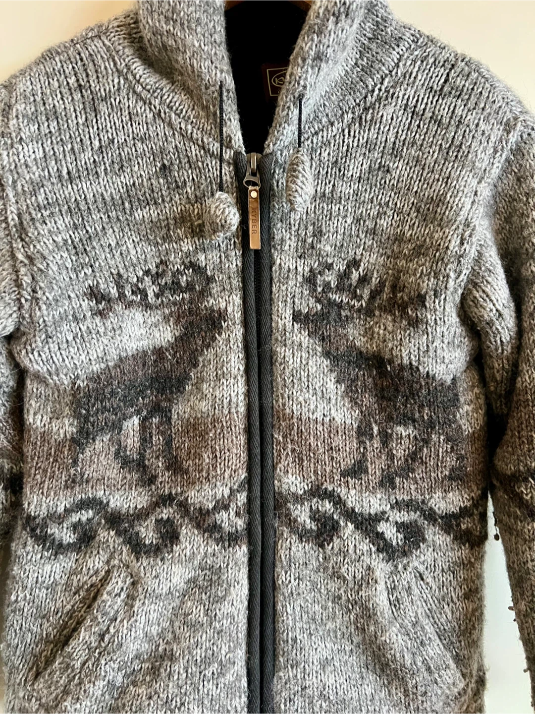 Kyber Wool Zip-Up Jacket/Sweater with Fleece Lining - photo 3