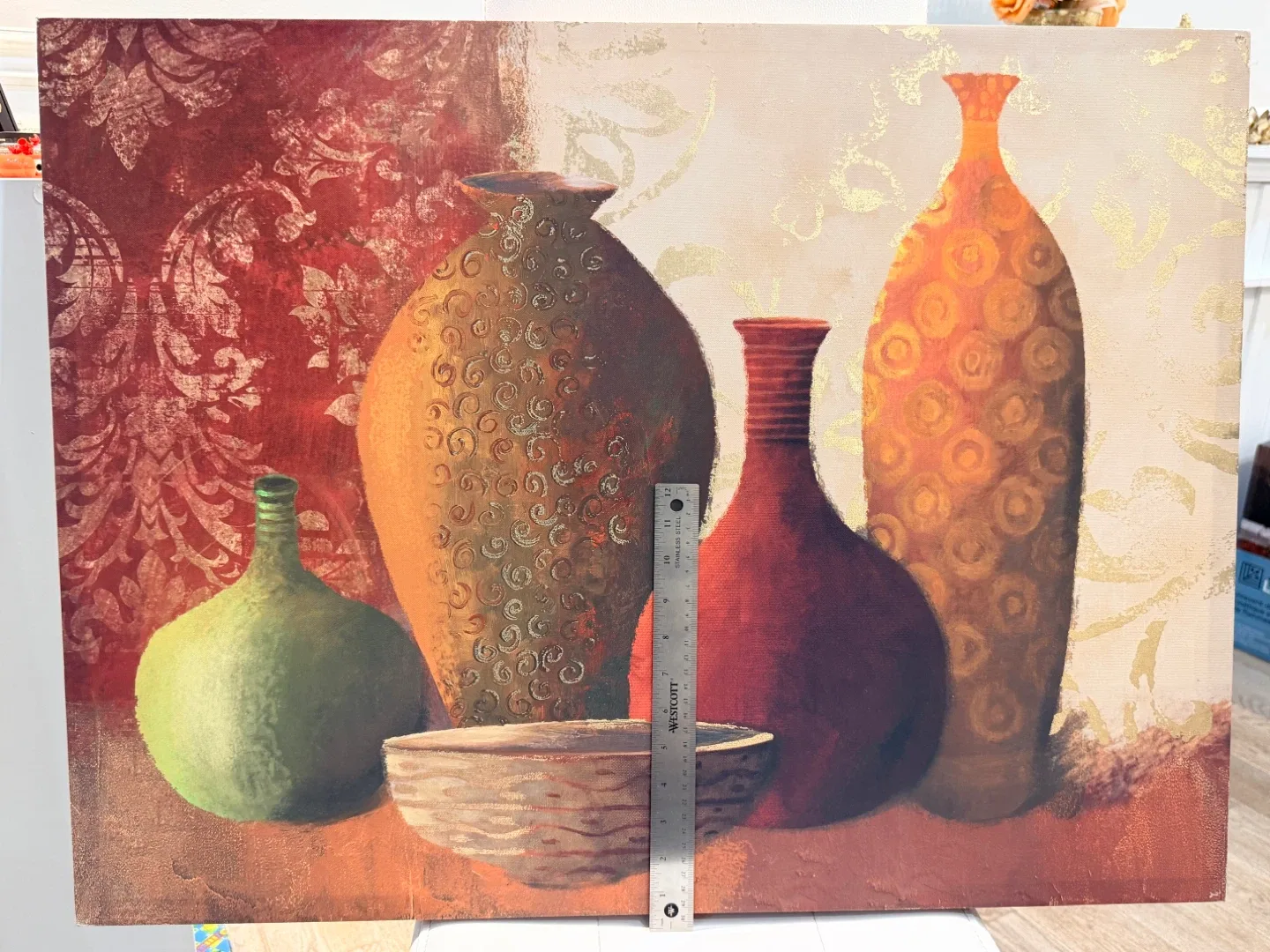 Beautiful Midsize Vase Painting image indicator(3)